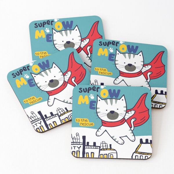 Item preview, Super Meow to the Rescue designed and sold by Runa :).