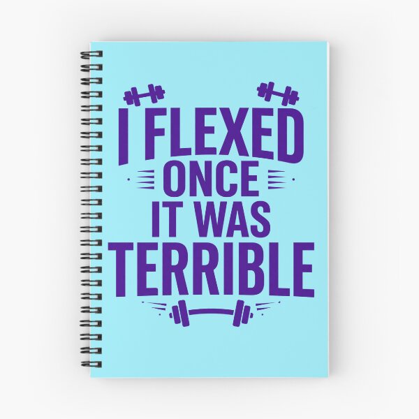 Item preview, I Flexed Once It Was Terrible Funny Gym Meme Quote Minimal Streetwear Fitness Humor Design designed and sold by Im-Ara.
