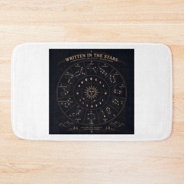 Item preview, Astronomical Zodiac Chart  Ecliptic Star Constellations designed and sold by Baby Adee Collective.