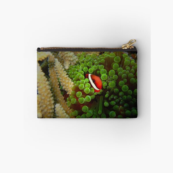 Item preview, Vibrant Clownfish: Emerald Ocean Reef Art designed and sold by Mayuri Japan Studio.
