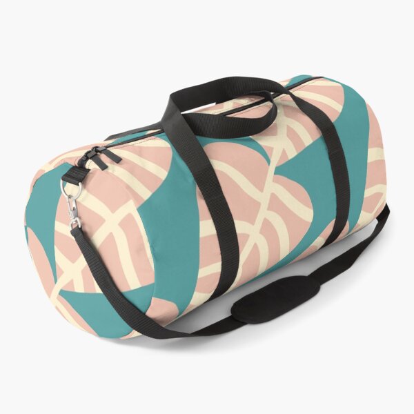 Item preview, Minimalist Boho Tropical Leaves Pattern in Dusty Pink and Teal designed and sold by AMS.