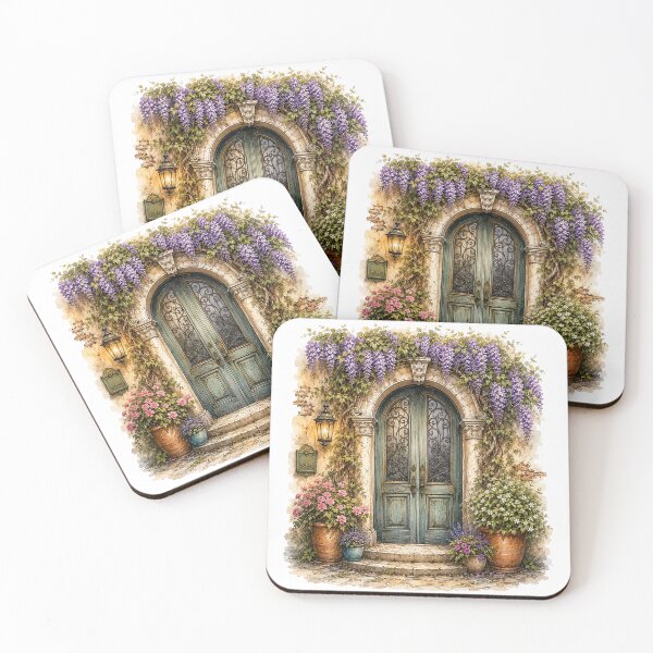 Item preview, Wisteria Garden Door designed and sold by PetalGarden.