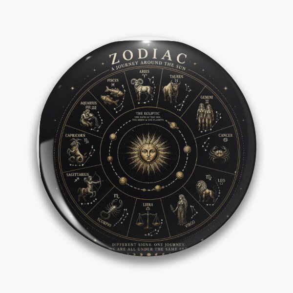 Item preview, Constellations Along the Ecliptic  Space Science Graphic designed and sold by Baby Adee Collective.