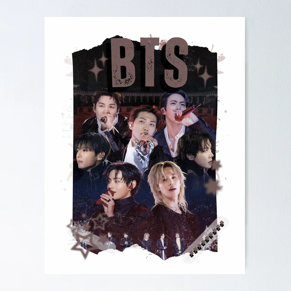 BTS Full Group Seven Artists One Journey Korean K-pop group Korean
