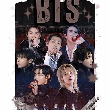 BTS Full Group Seven Artists One Journey Korean K-pop group Korean