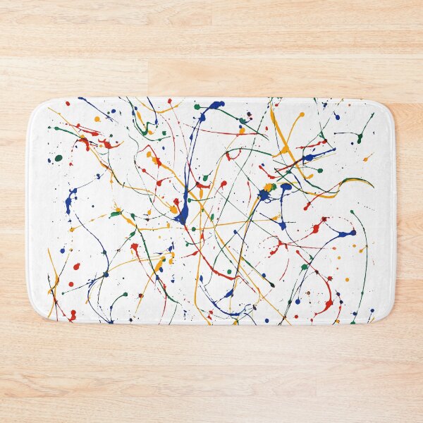 Item preview, Color Splash Abstract Paint Splatter Pattern designed and sold by Mikoff04-arts.