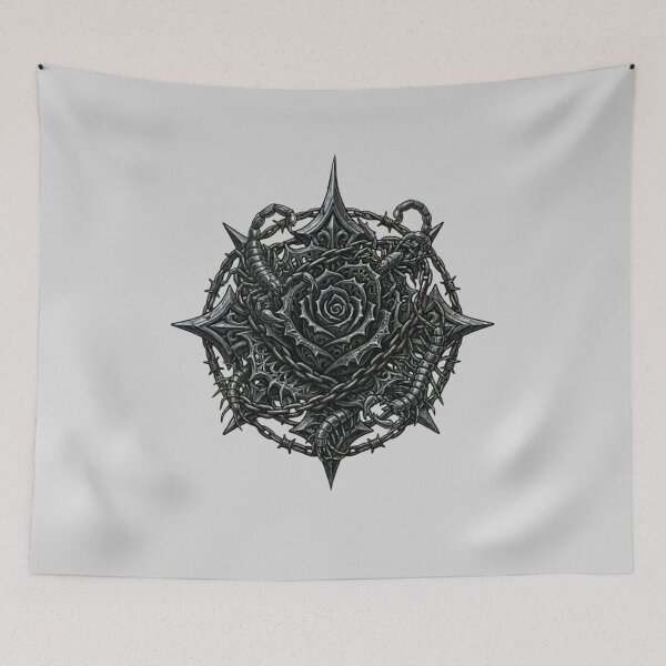 Item preview, Gothic Rose Chains Emblem Shirt   designed and sold by IMOBILYARI.