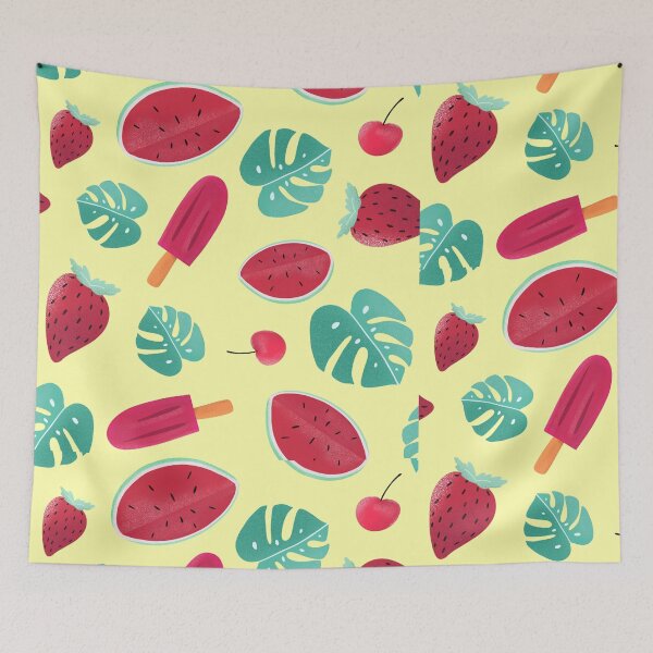 Item preview, Sweet Summer Fruit Pattern designed and sold by Hana &Kitsu Japan .