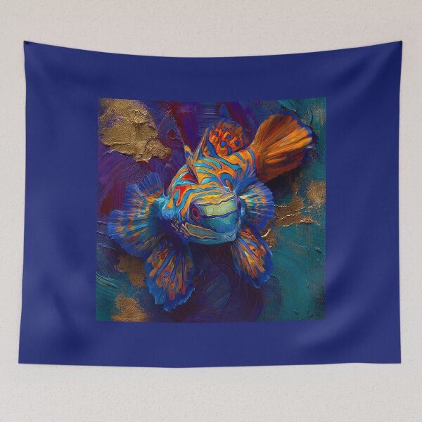 Item preview, Neon Mandarinfish:  A Symphony of Color Beneath the Waves #6 designed and sold by Helios Be. Lavsh.