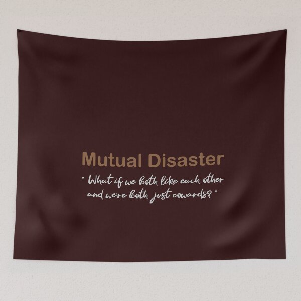 Item preview, Mutual Disaster Introvert Dating Quote | Shy Crush Relationship Meme designed and sold by LifeParody.