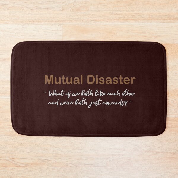 Item preview, Mutual Disaster Introvert Dating Quote | Shy Crush Relationship Meme designed and sold by LifeParody.