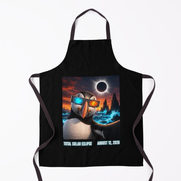 Item preview, Iceland Total Solar Eclipse 2026 August 12 Puffin Selfie designed and sold by clothesy7.