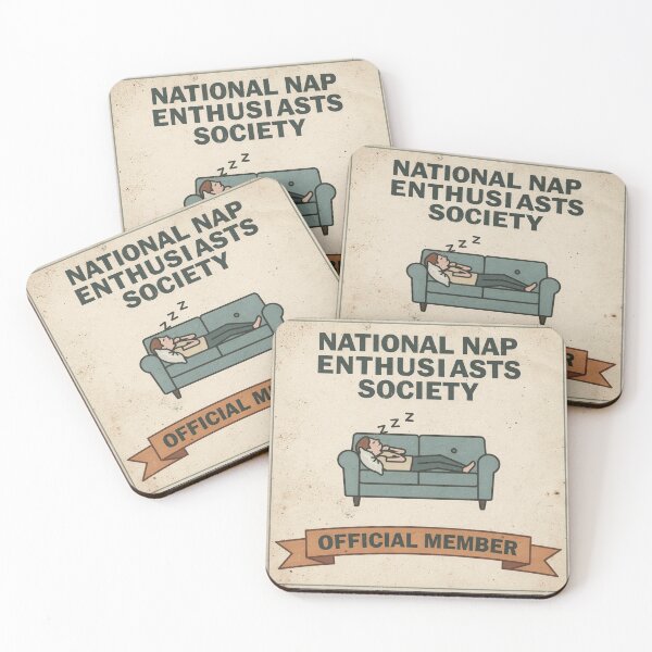 Item preview, National Nap Enthusiasts Society Retro Poster designed and sold by PictorialWhimsy.