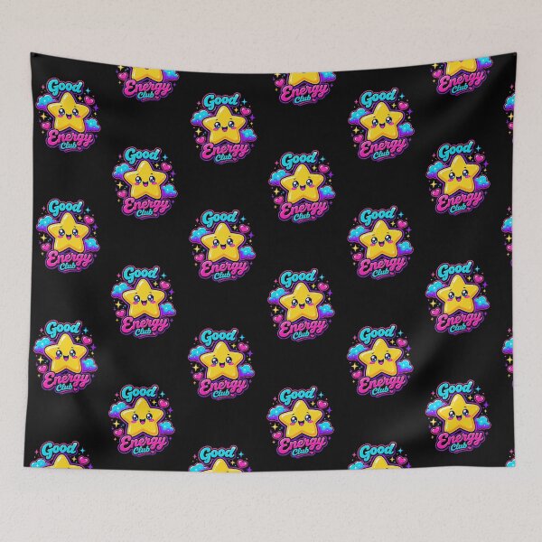 Item preview, Good Energy Club Kawaii Star T-Shirt & Sticker – Neon Positive Vibes Gift for Kawaii Fans, Gamers & Self-Care Lovers designed and sold by GemBob Creations.