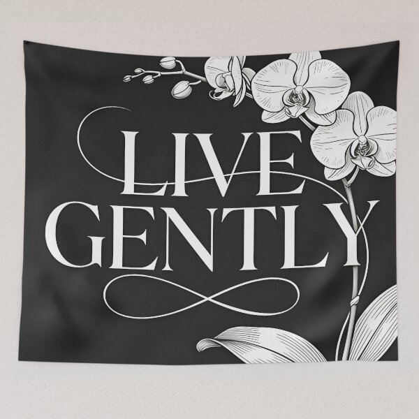 Item preview, Live Gently Orchid designed and sold by Arty Art.