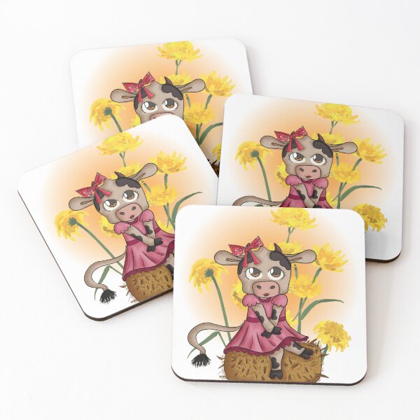Item preview, Charming cow designed and sold by LizChibiArt.