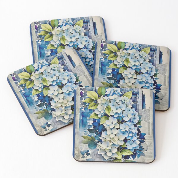 Item preview, Blue Hydrangea Illustration designed and sold by ©Janis Zroback.