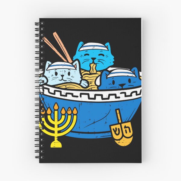 Item preview, Hanukkah Cats Jewish Holiday Menorah Dreidel designed and sold by AmaXONIC.