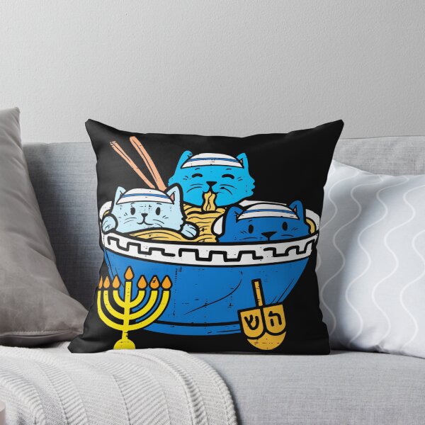 Item preview, Hanukkah Cats Jewish Holiday Menorah Dreidel designed and sold by AmaXONIC.