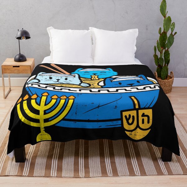 Item preview, Hanukkah Cats Jewish Holiday Menorah Dreidel designed and sold by AmaXONIC.