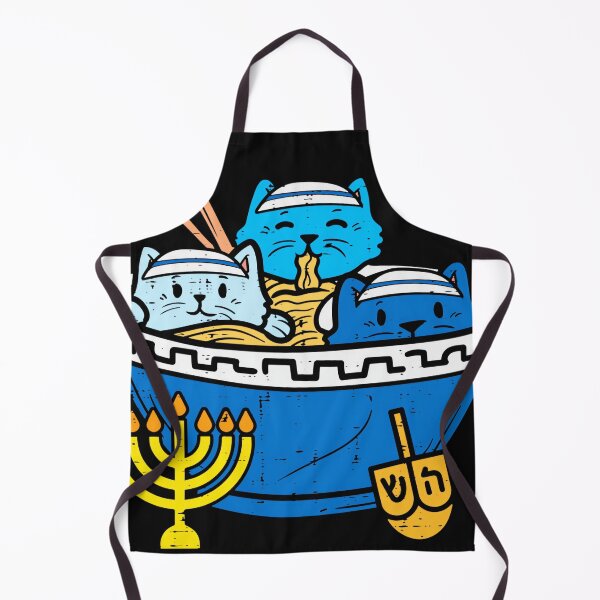 Item preview, Hanukkah Cats Jewish Holiday Menorah Dreidel designed and sold by AmaXONIC.