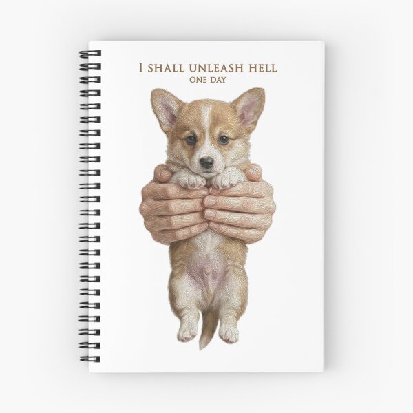 Item preview, I Shall Unleash Hell Corgi Puppy - Funny Gladiator Dog designed and sold by Contrast-Factory.