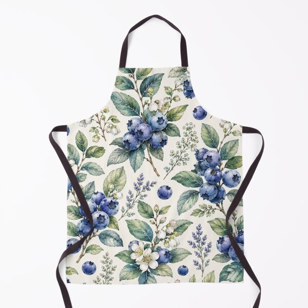 Item preview, Blueberry Cottage Garden Pattern | Cottagecore Berry Floral Seamless Design designed and sold by Aramdesing.
