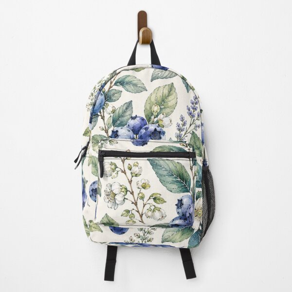 Item preview, Blueberry Cottage Garden Pattern | Cottagecore Berry Floral Seamless Design designed and sold by Aramdesing.