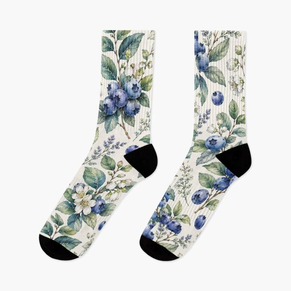 Item preview, Blueberry Cottage Garden Pattern | Cottagecore Berry Floral Seamless Design designed and sold by Aramdesing.