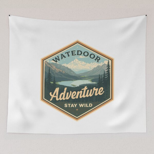 Item preview, Watedoor Adventure Stay Wild Mountain Nature Outdoor Explorer designed and sold by JonesFlora2025.