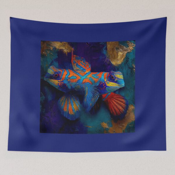 Item preview, Neon Mandarinfish:  A Symphony of Color Beneath the Waves #7 designed and sold by Helios Be. Lavsh.