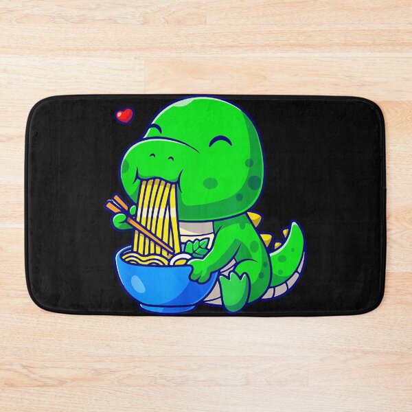 Item preview, Cute Happy Dinosaur Ramen Noodle Lover Foodie designed and sold by AmaXONIC.