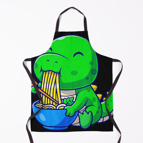 Item preview, Cute Happy Dinosaur Ramen Noodle Lover Foodie designed and sold by AmaXONIC.