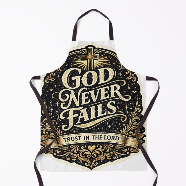 Item preview, God Never Fails Christian Faith Inspirational Sticker designed and sold by Omanut Studio — By Ashwin..