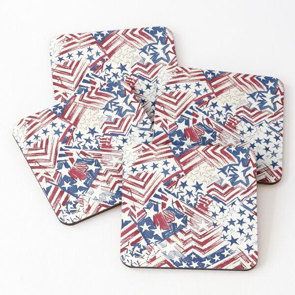 Item preview, Pen Sketch Stars and Stripes Doodle designed and sold by LibertyForge-Co.