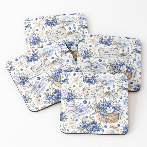 Item preview, Blueberry Cottage Garden Pattern | Cottagecore Berry Floral Seamless Design designed and sold by Aramdesing.