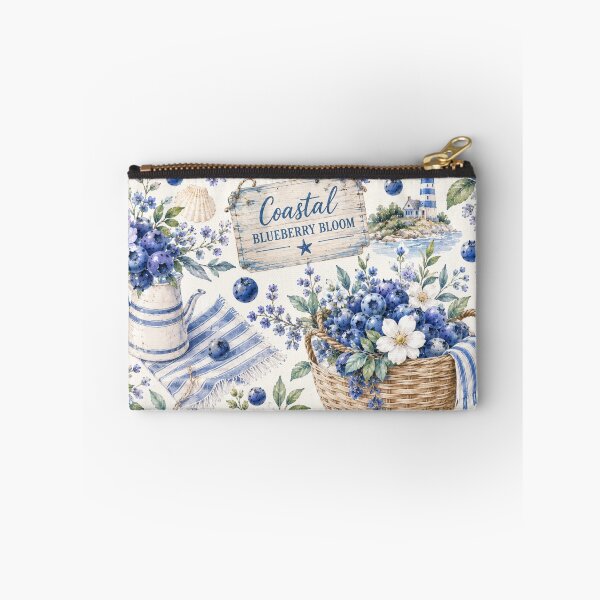 Item preview, Blueberry Cottage Garden Pattern | Cottagecore Berry Floral Seamless Design designed and sold by Aramdesing.