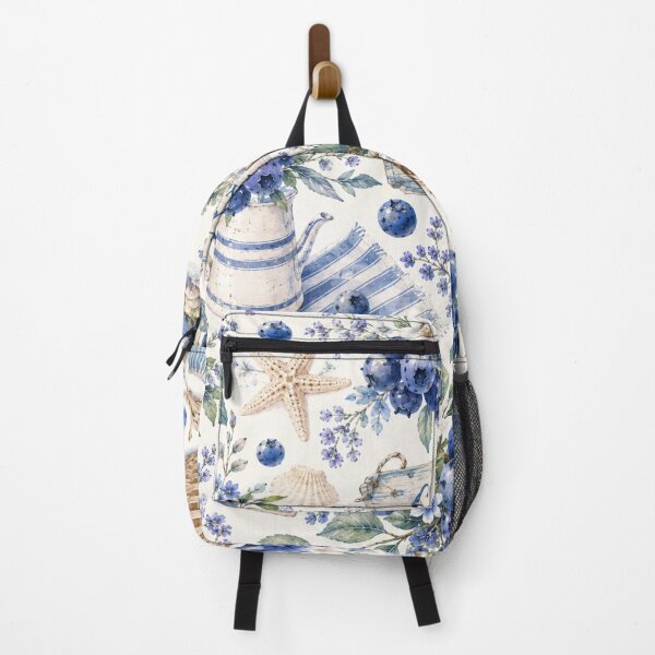 Item preview, Blueberry Cottage Garden Pattern | Cottagecore Berry Floral Seamless Design designed and sold by Aramdesing.