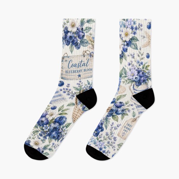 Item preview, Blueberry Cottage Garden Pattern | Cottagecore Berry Floral Seamless Design designed and sold by Aramdesing.