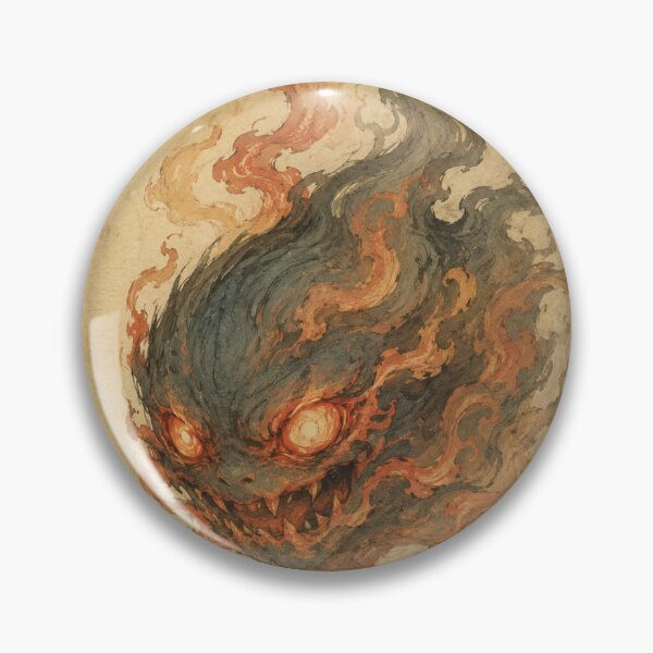 Item preview, Golden Flame Onibi Spirit designed and sold by Ocelot-T.