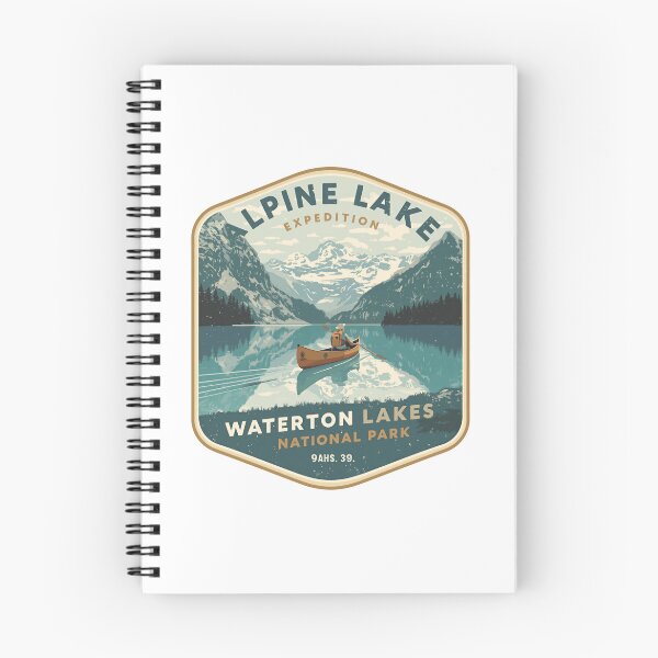Item preview, Alpine Lake Expedition Waterton Lakes National Park Outdoor Adventure Traveler designed and sold by JonesFlora2025.
