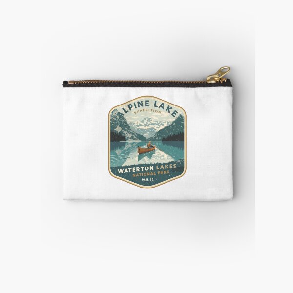 Item preview, Alpine Lake Expedition Waterton Lakes National Park Outdoor Adventure Traveler designed and sold by JonesFlora2025.