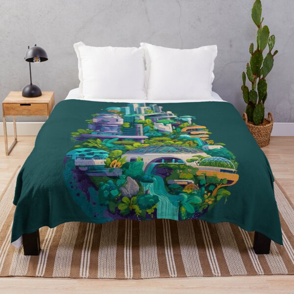 Item preview, Futuristic Floating Water City designed and sold by Interstellarwear.