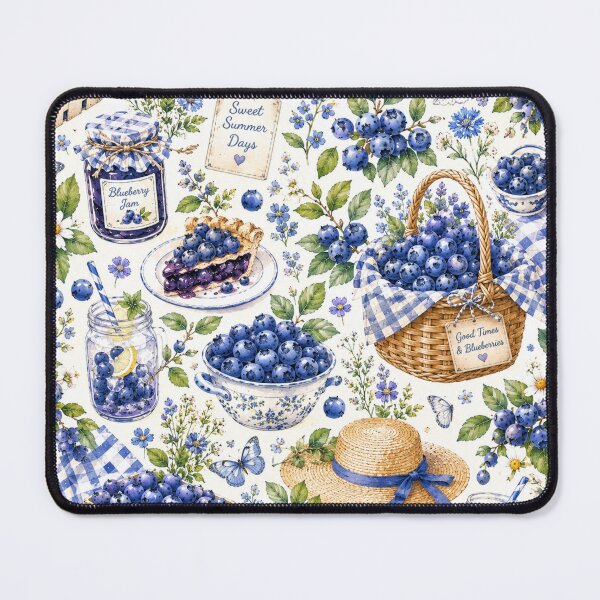 Item preview, Bueberry Cottage Garden Pattern | Cottagecore Berry Floral Seamless Design designed and sold by Aramdesing.