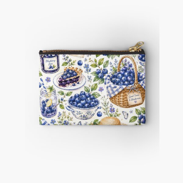 Item preview, Bueberry Cottage Garden Pattern | Cottagecore Berry Floral Seamless Design designed and sold by Aramdesing.