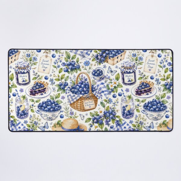 Item preview, Bueberry Cottage Garden Pattern | Cottagecore Berry Floral Seamless Design designed and sold by Aramdesing.