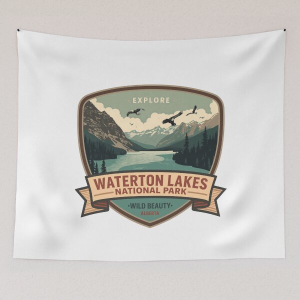 Item preview, Explore Waterton Lakes National Park Wild Beauty Alberta Travel Souvenir Nature Lover designed and sold by JonesFlora2025.