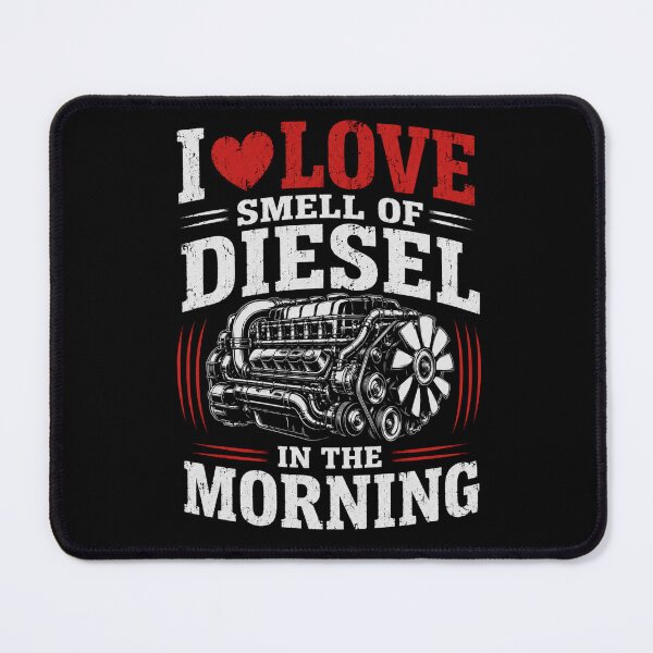 Item preview, I Love the Smell of Diesel in the Morning – Diesel Truck Enthusiast Design designed and sold by MargaretaArt.