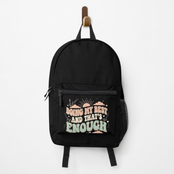 Item preview, Doing My Best And Thats Enough Positive Self Love Inspirational Retro Quote Design designed and sold by Im-Ara.