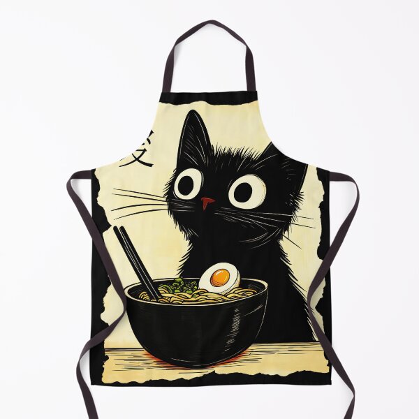 Item preview, Love Black Cat Ramen Noodle Lover Japanese Foodie Feline designed and sold by AmaXONIC.